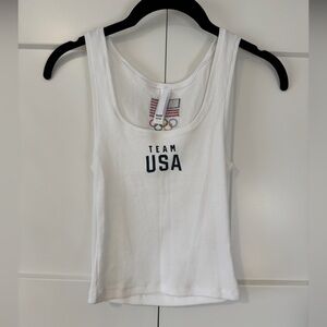 SKIMS White Team USA Tank Top